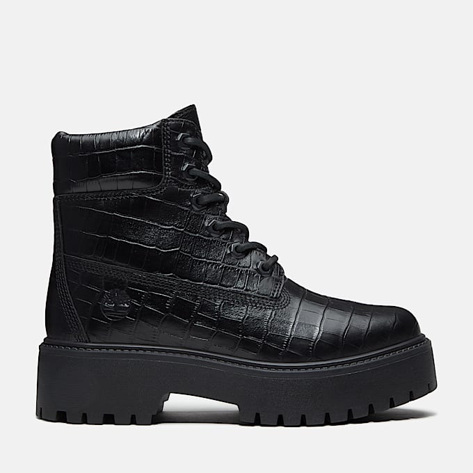 Stone Street 6Inch Boot mit Plateausohle fr Damen in Schwarz TBL Schwarz HERO