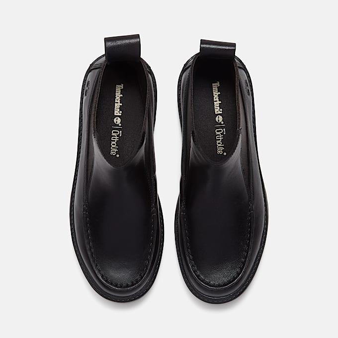 Stone Street Chelsea Boot mit Plateausohle fr Damen in Schwarz TBL Schwarz ALT2
