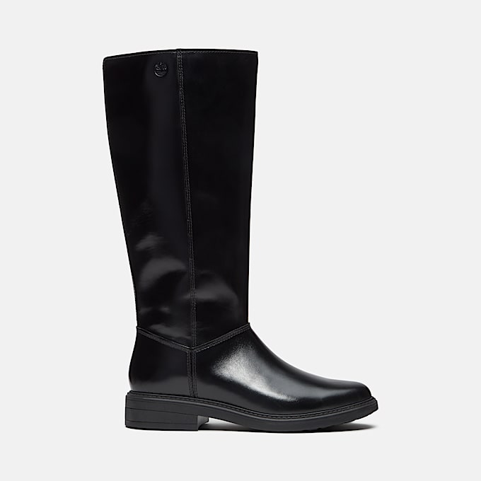 Hoher Stormbucks Boot mit Seitenreiverschluss fr Damen in Schwarz TBL Schwarz HERO