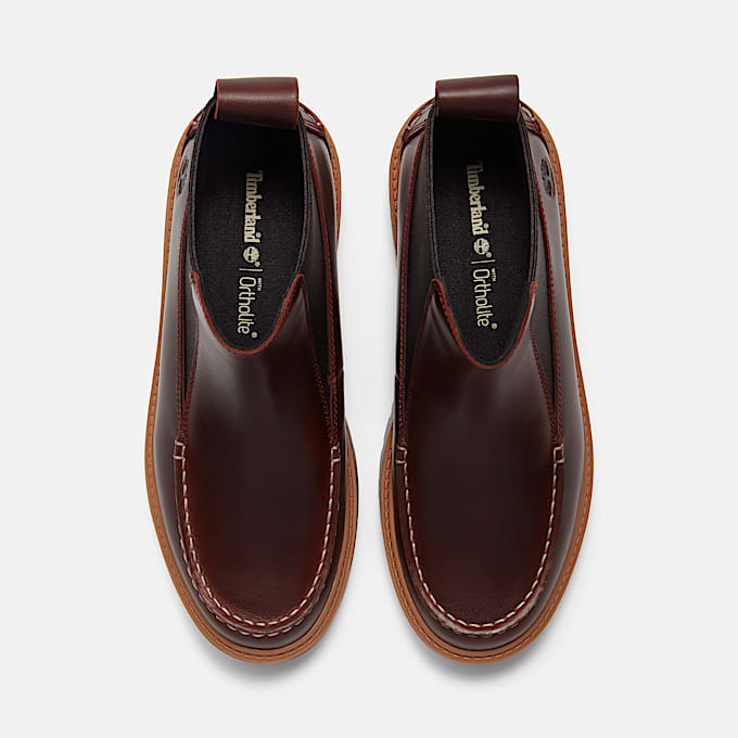 Stone Street Chelsea Boot mit Plateausohle fr Damen in Burgunderrot TBL Burgunderrot ALT2