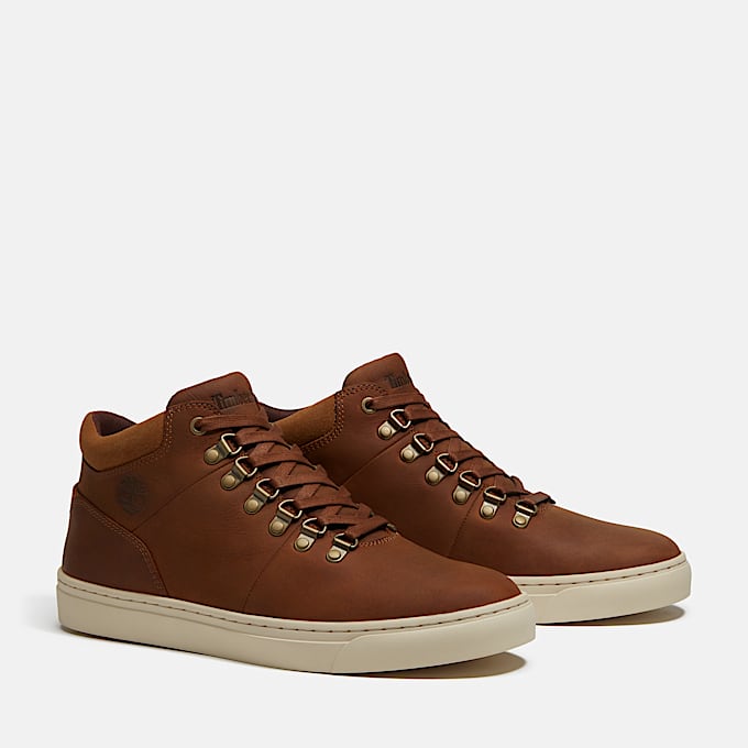 Halbhoher Lisbon Hill Sneaker fr Herren in Braun TBL Braun ALT4