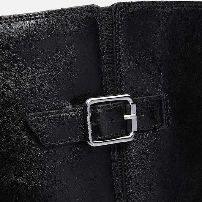 Hohe Stone Heights Hochschaftstiefel mit Seitenreiverschluss fr Damen in Schwarz TBL Schwarz ALT7