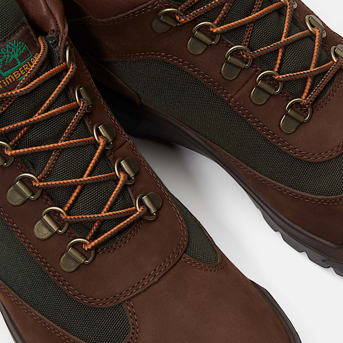berarbeiteter wasserdichter Field Boot fr Herren in Dunkelbraun TBL Braun ALT9