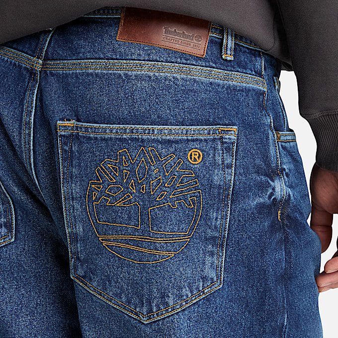 DenimBaggyhose fr Herren in Dunkelblau TBL Blau ALT3