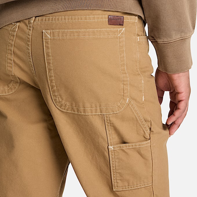 Rindge Canvas CarpenterHose fr Herren in Braun TBL Braun ALT3