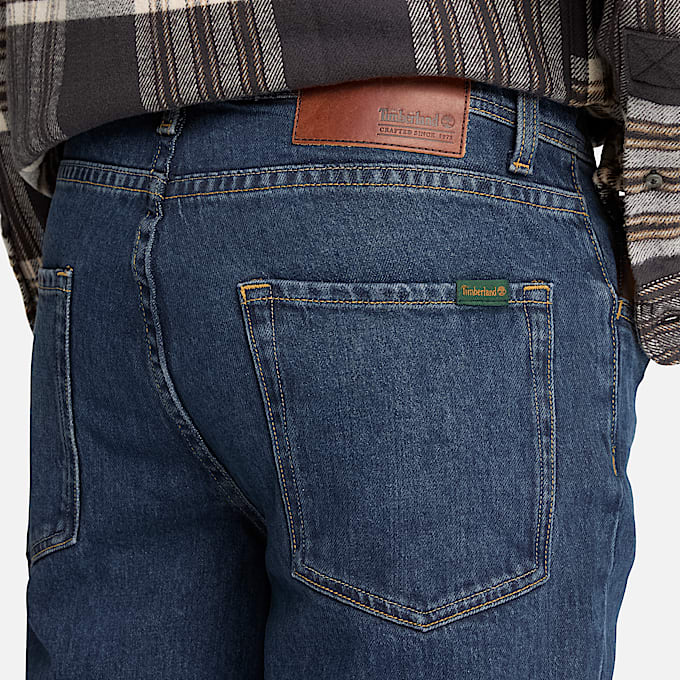 Gerade DenimHose fr Herren in Dunkelblau TBL Blau ALT3