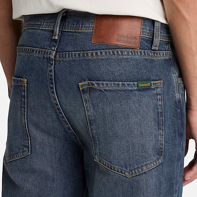 Gerade DenimHose fr Herren in Dunkelblau TBL Blau ALT3