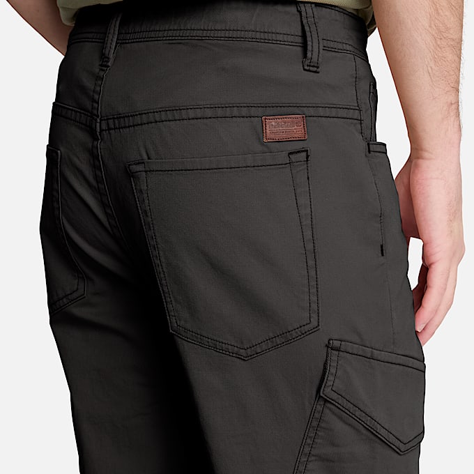 Claremont Chinohose aus Twill mit schmalem Bein fr Herren in Schwarz TBL Schwarz ALT3