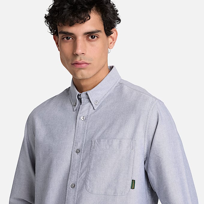 Lake Warner Oxfordhemd fr Herren in Dunkelblau TBL Blau ALT3