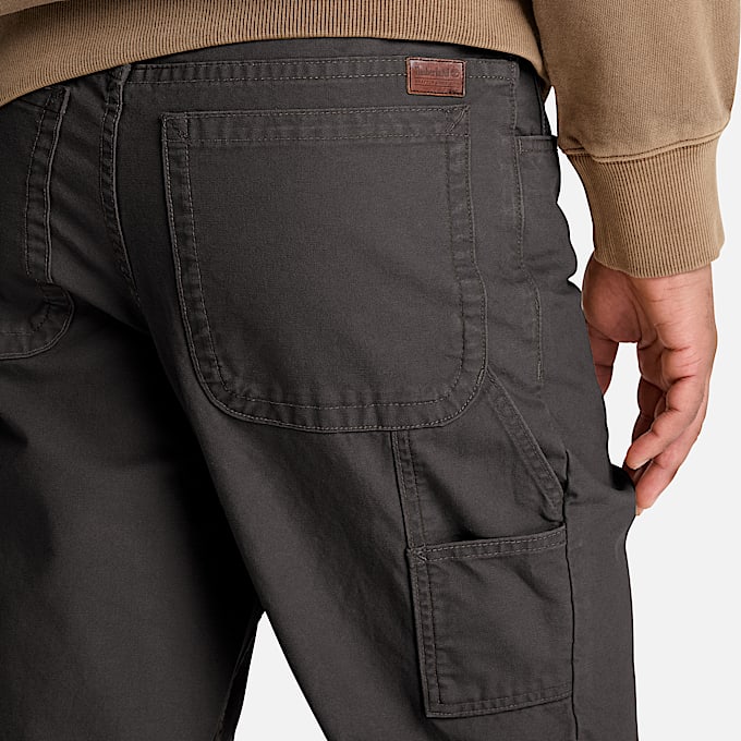Rindge Canvas CarpenterHose fr Herren in Schwarz TBL Schwarz ALT3