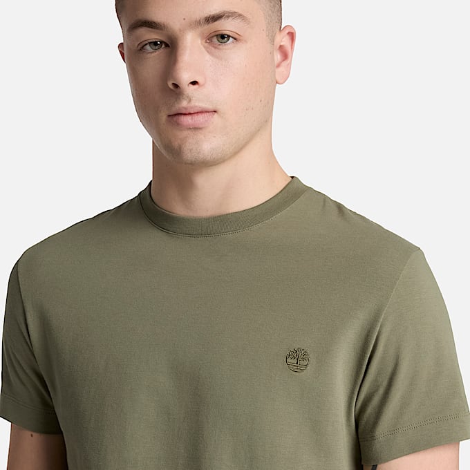 Dunstan River KurzarmTShirt mit schmaler Passform fr Herren in Grn TBL Grn ALT3