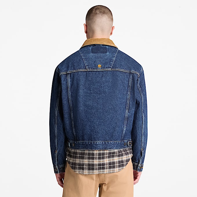 JeansTruckerjacke fr Herren in Dunkelblau TBL Blau ALT8