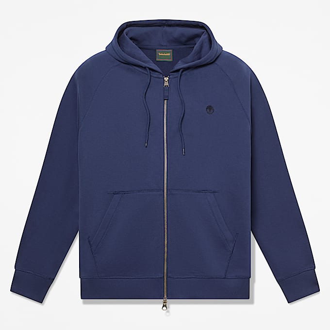 Exeter River Hoodie mit durchgehendem Reiverschluss fr Herren in Dunkelblau TBL Blau HERO