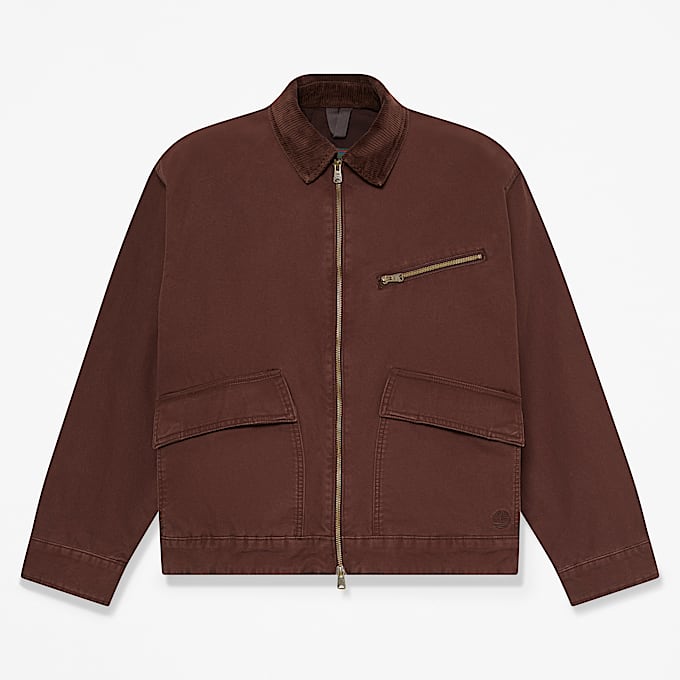 Strafford CanvasJacke fr Herren in Dunkelbraun TBL Braun HERO
