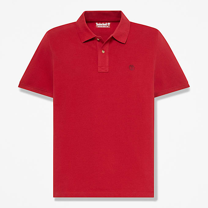 Millers River KurzarmPolohemd fr Herren in Rot TBL Rot HERO
