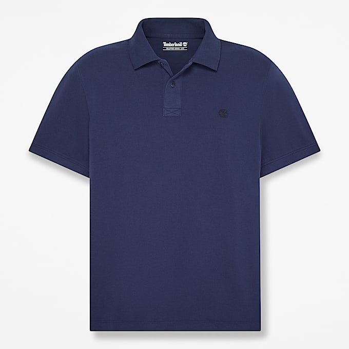 Millers River KurzarmPolohemd fr Herren in Dunkelblau TBL Blau HERO
