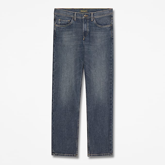 Gerade DenimHose fr Herren in Dunkelblau TBL Blau HERO