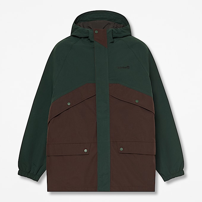 Weatherline Archivinspirierter Parka fr Herren in DunkelgrnDunkelbraun TBL Grn HERO