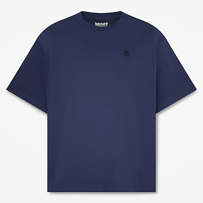 Dunstan River KurzarmTShirt mit lockerer Passform fr Herren in Dunkelblau TBL Blau HERO