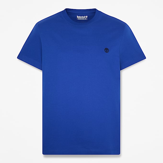 Dunstan River KurzarmTShirt mit schmaler Passform fr Herren in Blau TBL Blau HERO