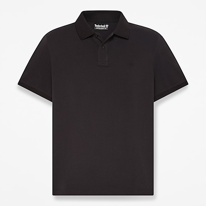 Millers River KurzarmPolohemd fr Herren in Schwarz TBL Schwarz HERO