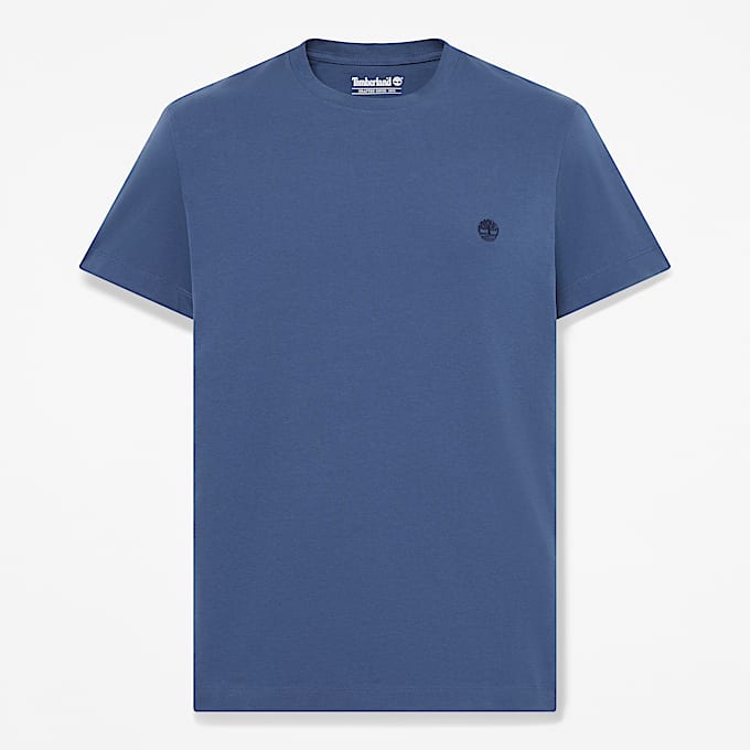 Dunstan River KurzarmTShirt mit schmaler Passform fr Herren in Dunkelblau TBL Blau HERO