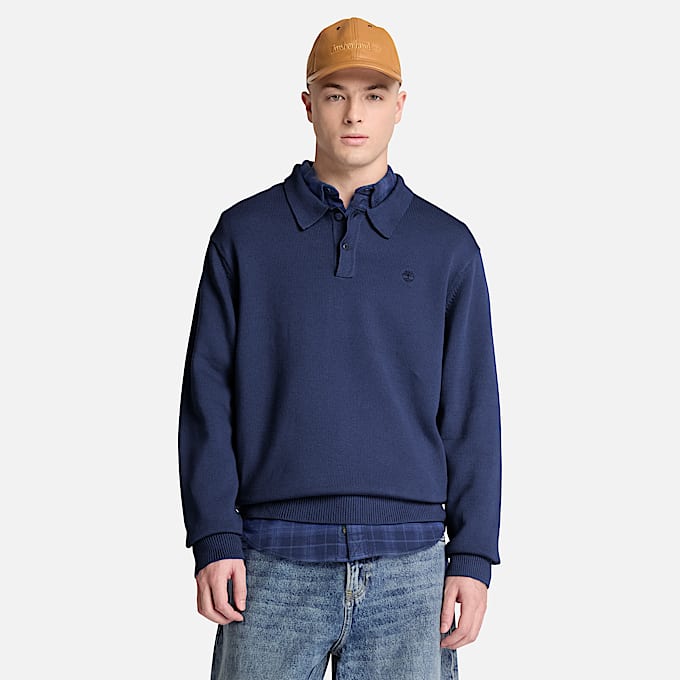 Williams River Polopullover aus Baumwolle fr Herren in Dunkelblau TBL Blau ALT1