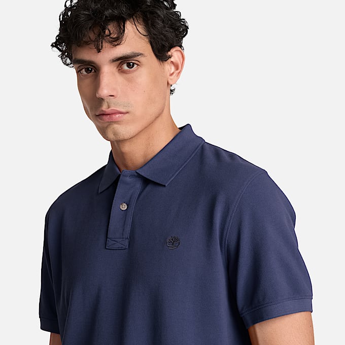 Millers River KurzarmPolohemd fr Herren in Dunkelblau TBL Blau ALT3