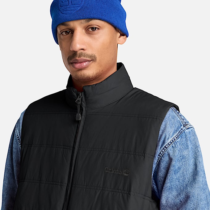Wasserabweisende Axis Peak Steppweste fr Herren in Schwarz TBL Schwarz ALT3