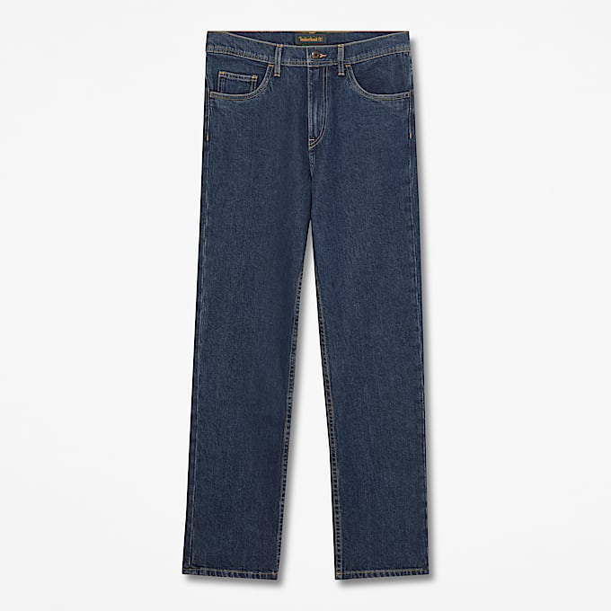 Gerade DenimHose fr Herren in Dunkelblau TBL Blau HERO