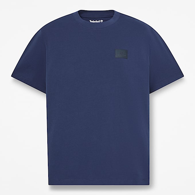 KurzarmTShirt mit Silikonaufnher fr Herren in Dunkelblau TBL Blau HERO