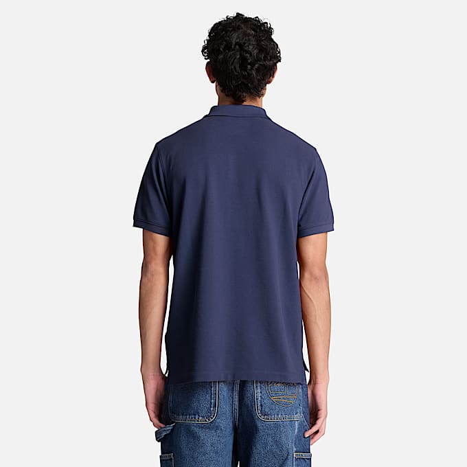 Millers River KurzarmPolohemd fr Herren in Dunkelblau TBL Blau ALT8