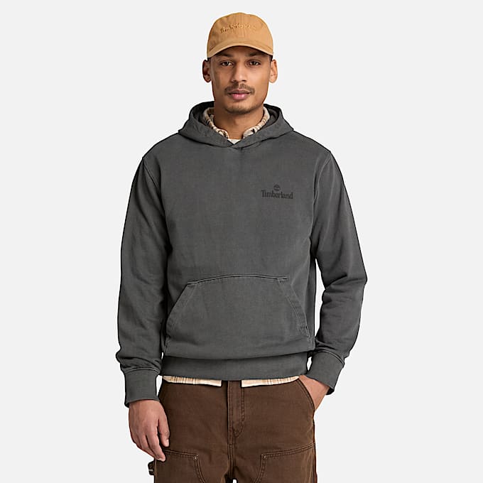 Stckgefrbter South Cabot Hoodie fr Herren in Schwarz TBL Schwarz ALT1