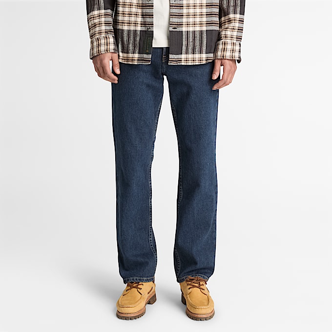 Gerade DenimHose fr Herren in Dunkelblau TBL Blau ALT1