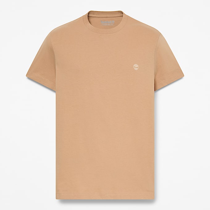 Dunstan River KurzarmTShirt mit schmaler Passform fr Herren in Hellbraun TBL Braun HERO