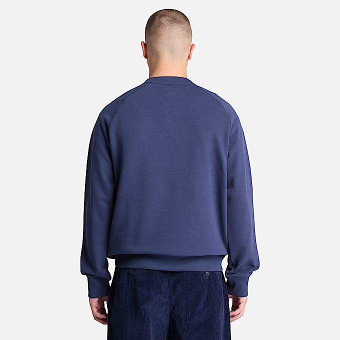 Exeter River Sweatshirt mit Rundhalsausschnitt fr Herren in Dunkelblau TBL Blau ALT8