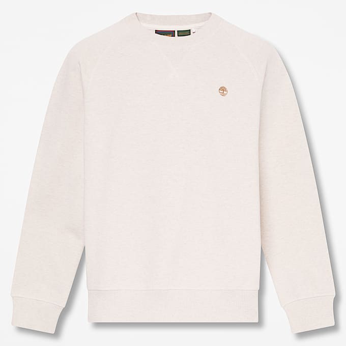 Exeter River Sweatshirt mit Rundhalsausschnitt fr Herren in Hellbeige TBL Beige HERO