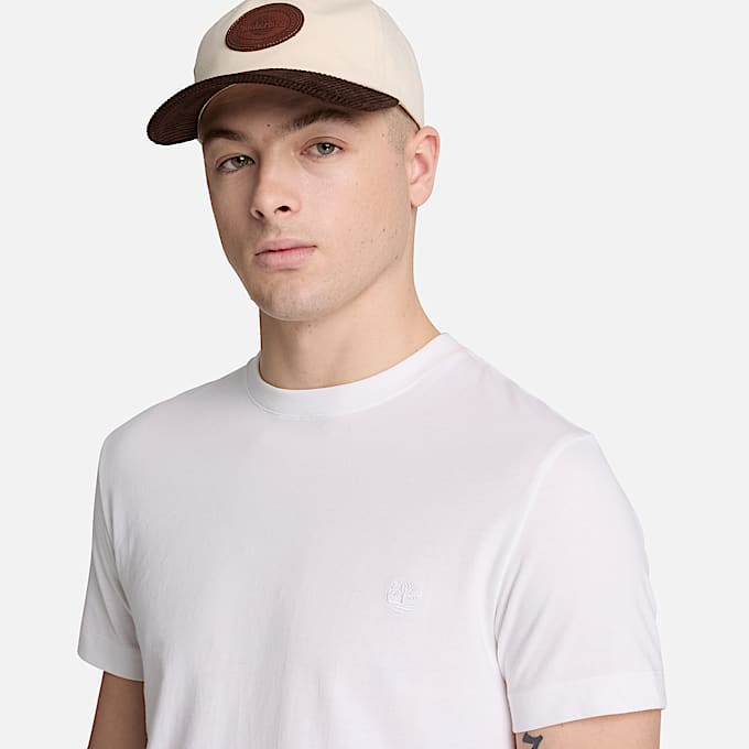 Dunstan River KurzarmTShirt mit schmaler Passform fr Herren in Wei TBL Wei ALT3