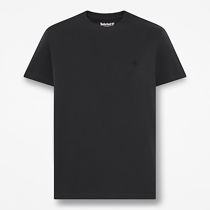 Dunstan River KurzarmTShirt mit schmaler Passform fr Herren in Schwarz TBL Schwarz HERO