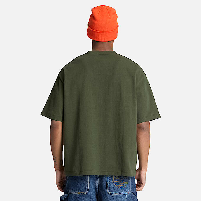 Rugged Boot KurzarmTShirt fr Herren in Dunkelgrn TBL Grn ALT8