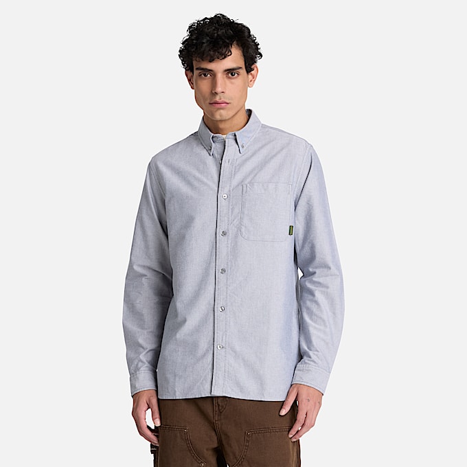 Lake Warner Oxfordhemd fr Herren in Dunkelblau TBL Blau ALT1