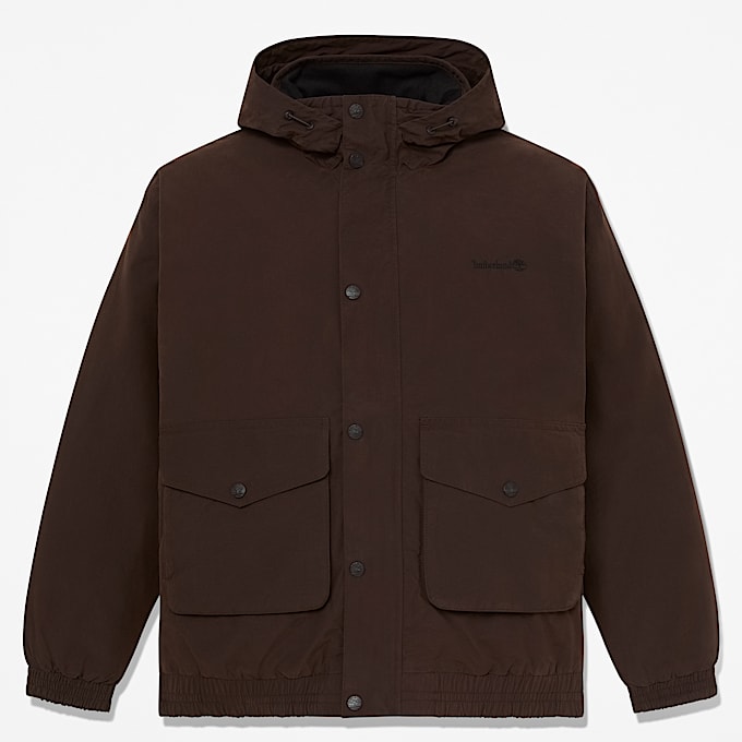 3in1Bomberjacke mit 600FillDaunenisolierung fr Herren in Dunkelbraun TBL Braun HERO