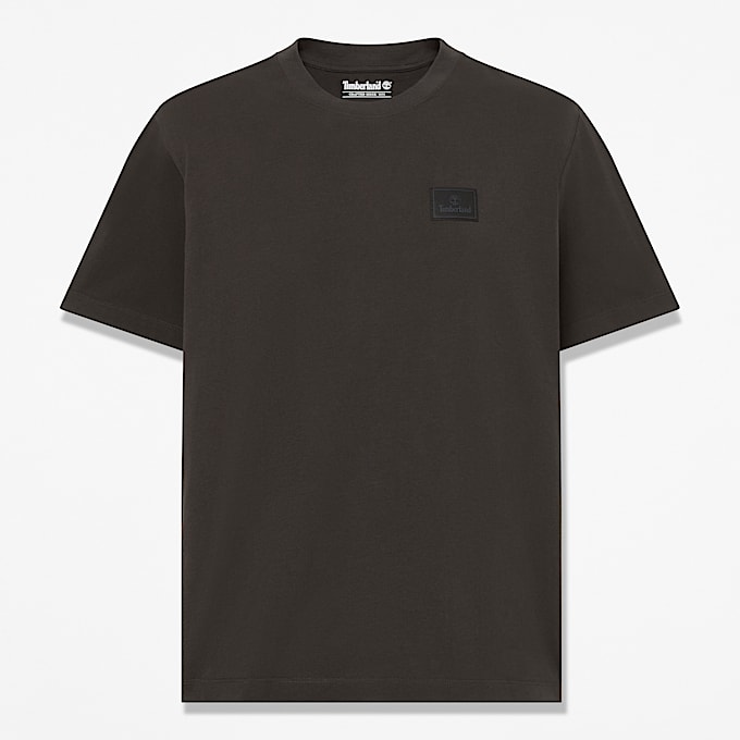 KurzarmTShirt mit Silikonaufnher fr Herren in Schwarz TBL Schwarz HERO