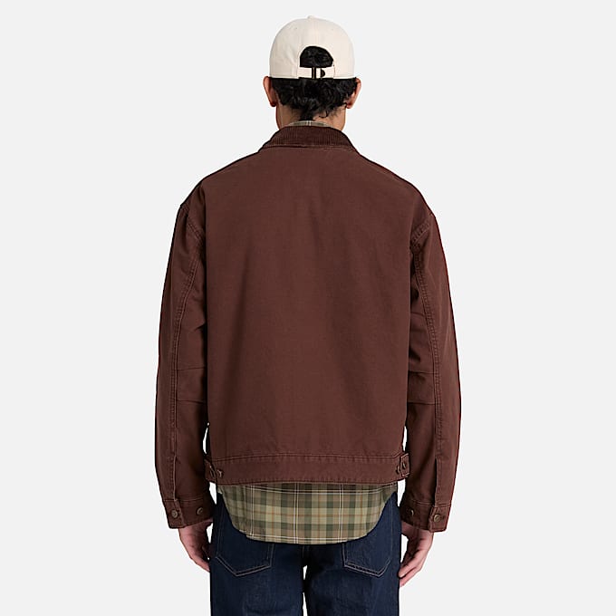 Strafford CanvasJacke fr Herren in Dunkelbraun TBL Braun ALT8