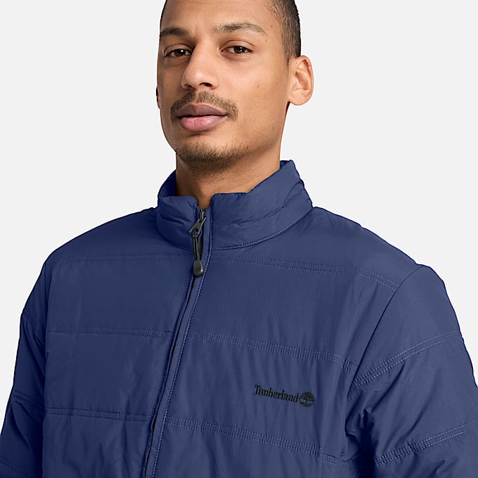 Wasserabweisende Axis Peak Steppjacke fr Herren in Dunkelblau TBL Blau ALT3