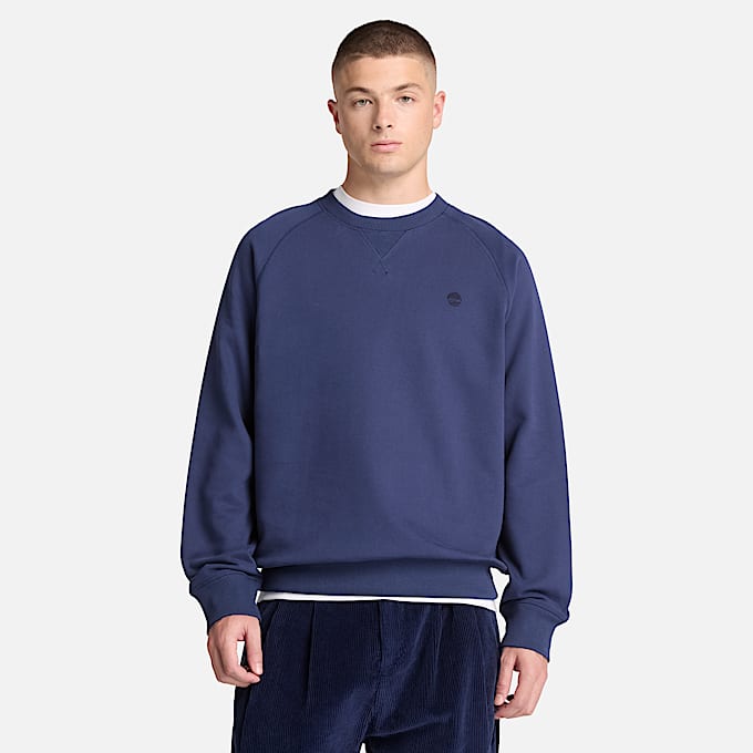 Exeter River Sweatshirt mit Rundhalsausschnitt fr Herren in Dunkelblau TBL Blau ALT1