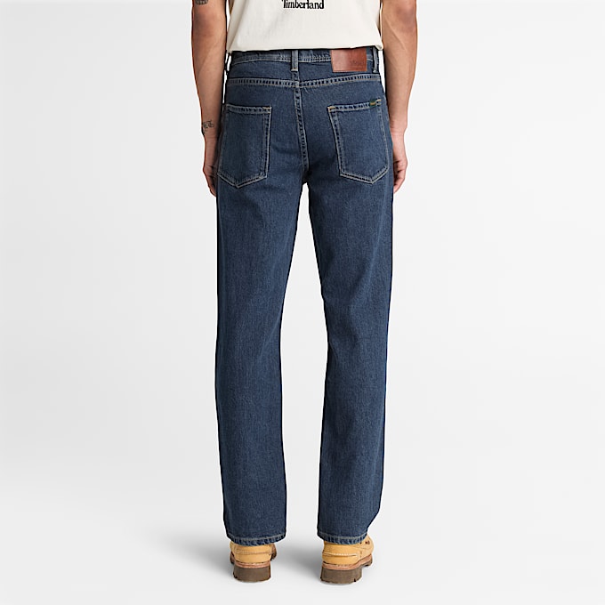 Gerade DenimHose fr Herren in Dunkelblau TBL Blau ALT8