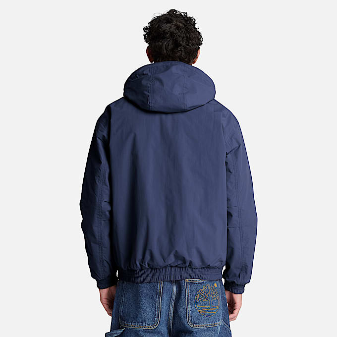 Wasserdichte isolierte Bomberjacke fr Herren in Dunkelblau TBL Blau ALT8