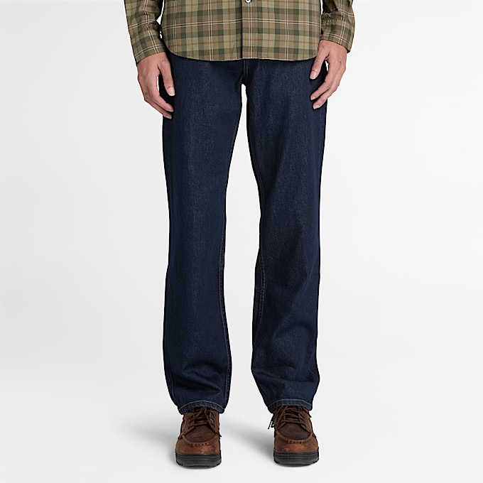 Gerade DenimHose fr Herren in Dunkelblau TBL Blau ALT1
