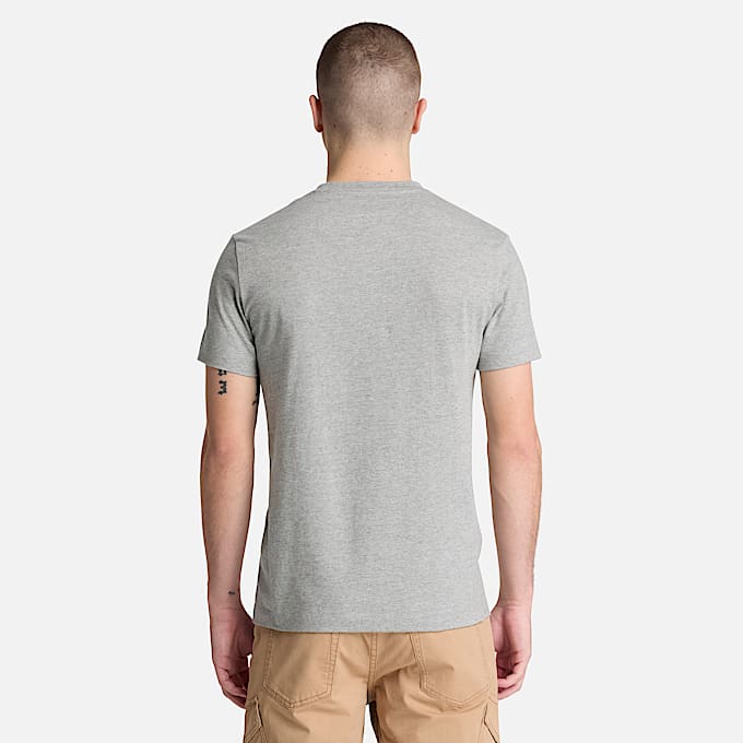 Dunstan River KurzarmTShirt mit schmaler Passform fr Herren in Grau TBL Grau ALT8
